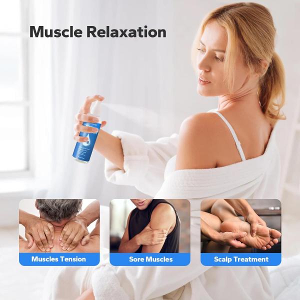 SilkySecret Pure Magnesium Oil Spray 4oz – Natural Magnesium for Feet & Skin