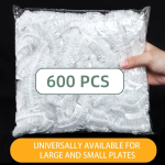 200 pcs Food Grade Plastic Wrap Covers Safe for Food Lids Cover