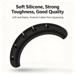 1pc Multi-Slot Self-Adhesive Cable Organizer Clip for Desk, Home, Office & Car |